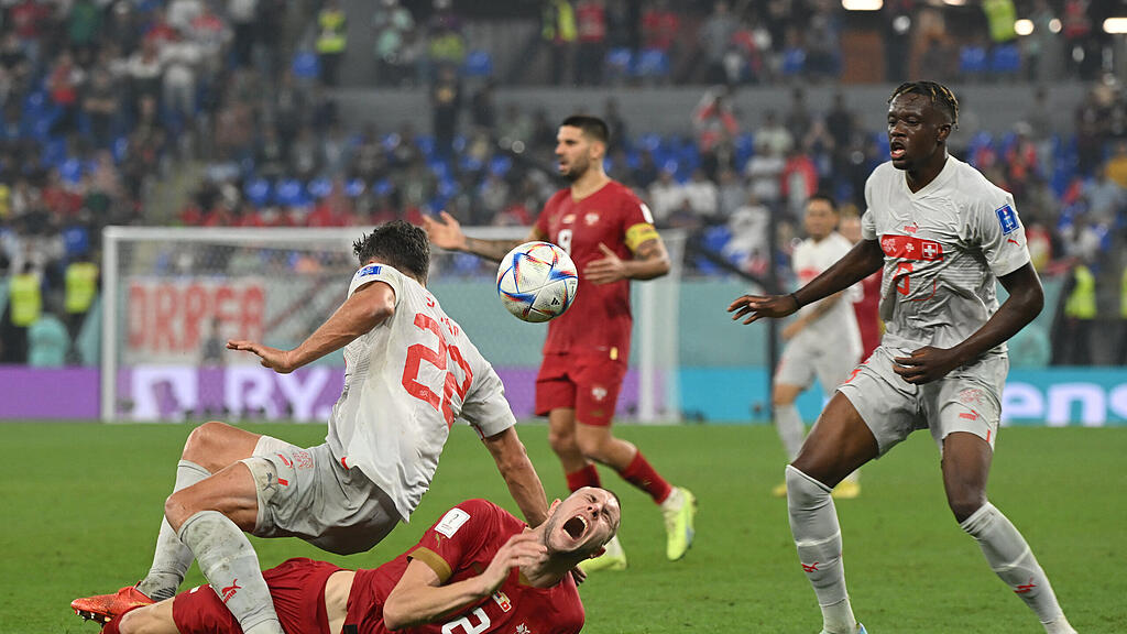 Schweiz gegen Serbien WM 2022
