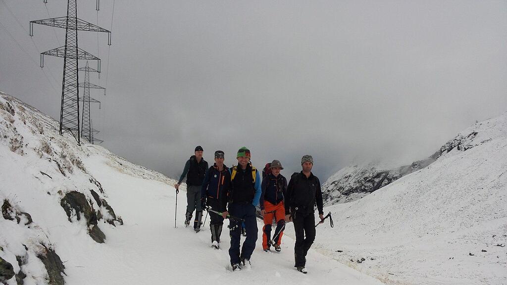 Die Bergretter aus Mittersill konnten gemeisam mit den Kollegen aus Osttirol den in Not geratenen Bergsteiger retten.