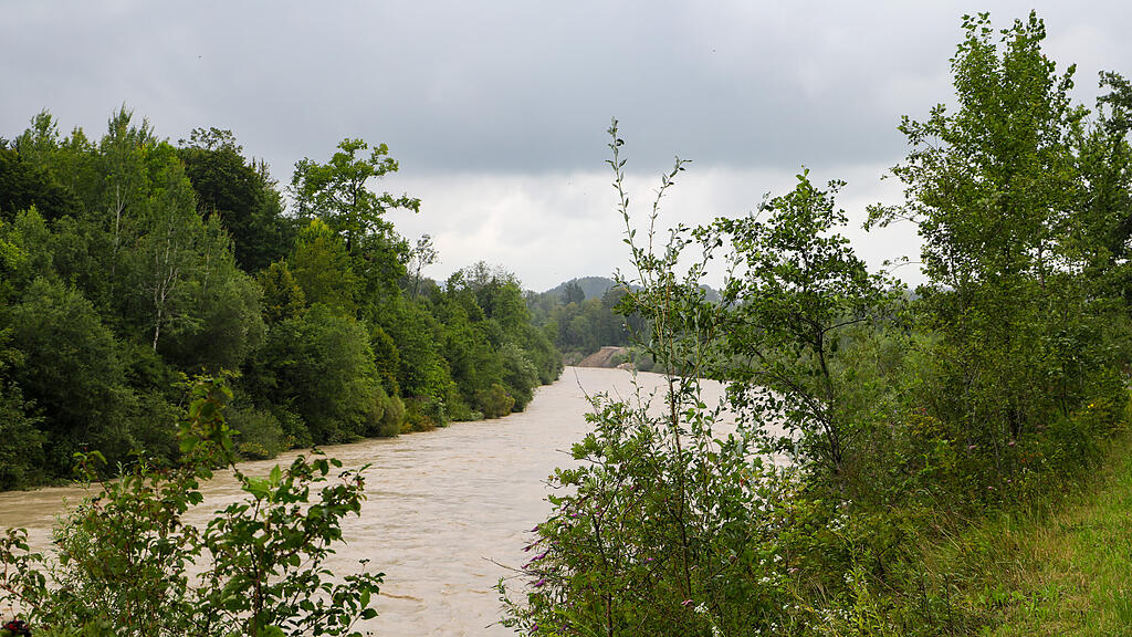 Hochwasser Saalach