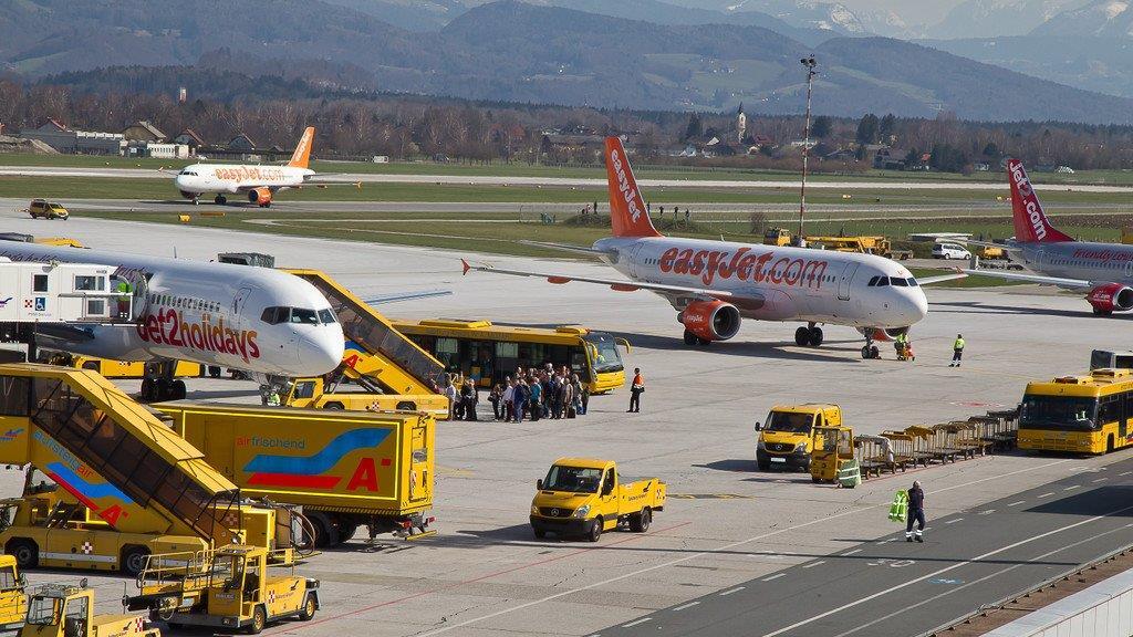 Wintercharterfinale am Salzburger Flughafen