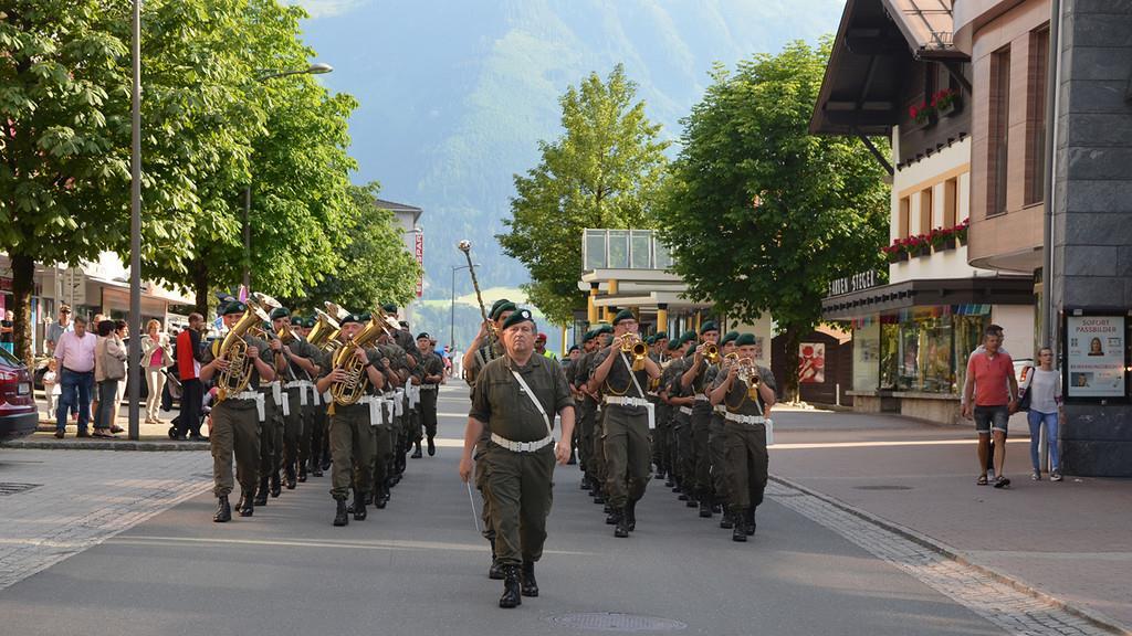 Militärmusik in St. Johann