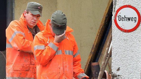 Hochwasser, Tag2: Aufräumen in Hüttau