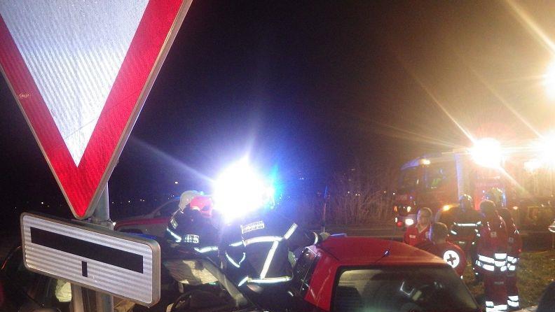 Frontalcrash in Ranshofen