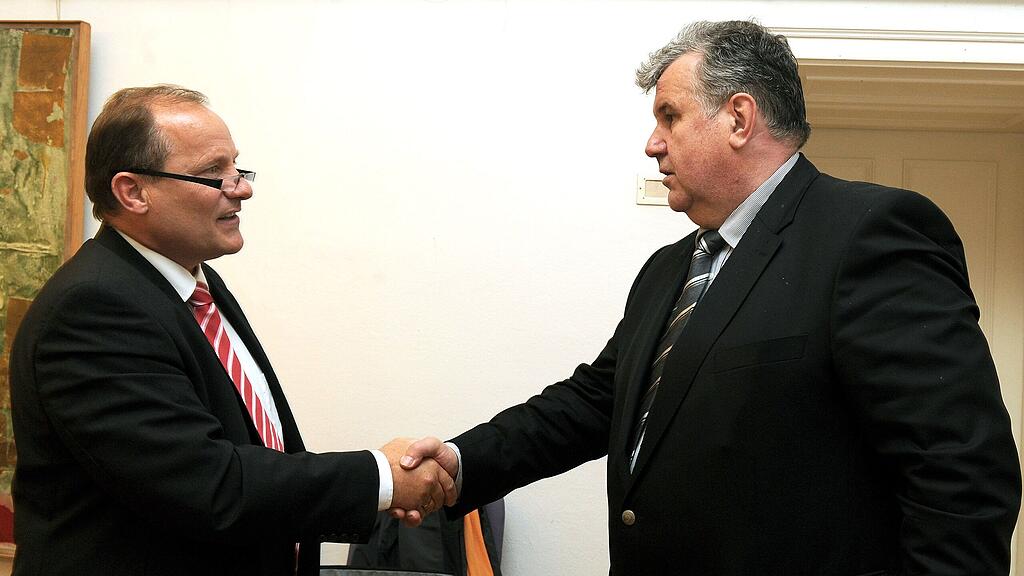 Erwin Roth (l.) und Heinz Jungwirth.