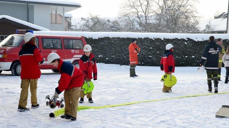 Jugendfeuerwehrübung in Grödig