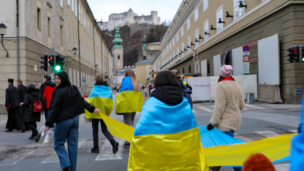 solidaritätsmarsch ukraine-krieg
