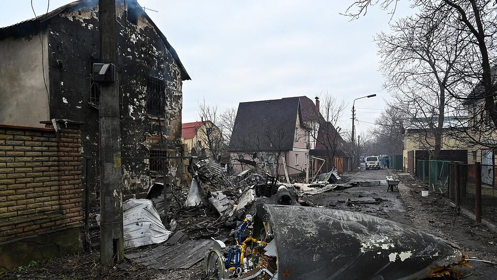 Zerstörung in Kiew