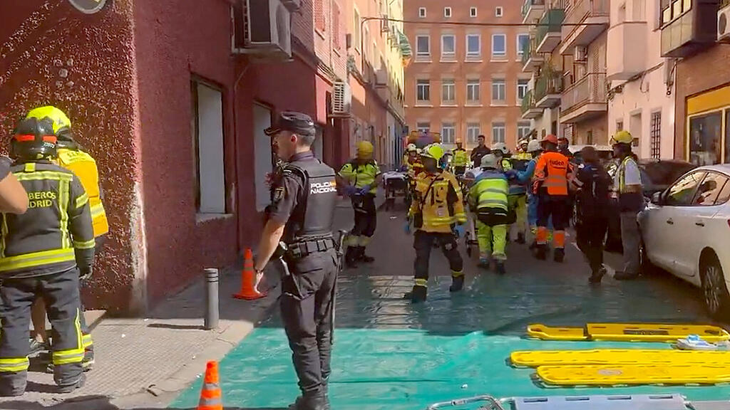 Explosion in Madrid