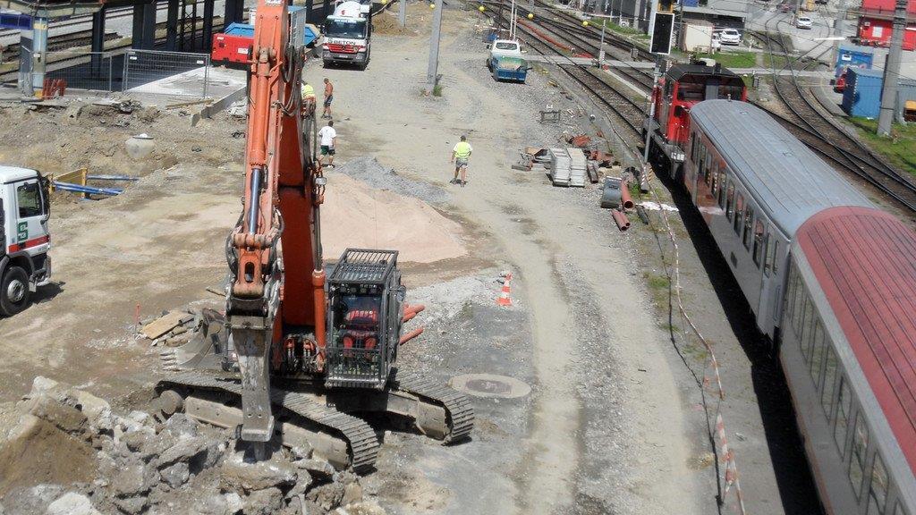 Bilder der Baustelle