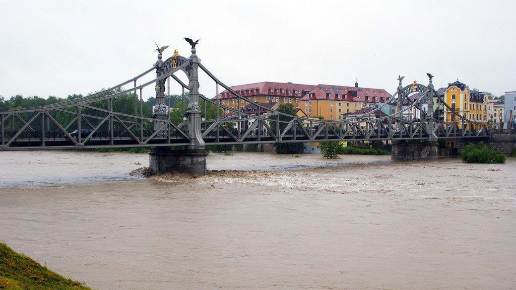 Hochwasser in Oberndorf