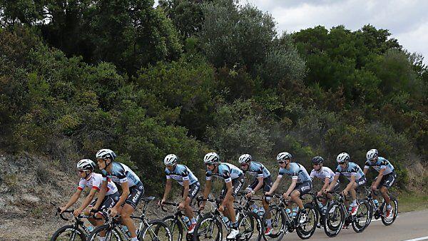Cavendish beim Training mit seinem neuen Team
