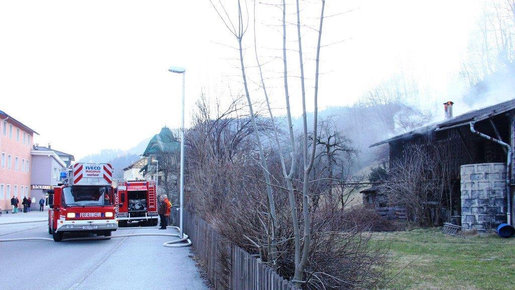 Feuerwehr verhindert Vollbrand