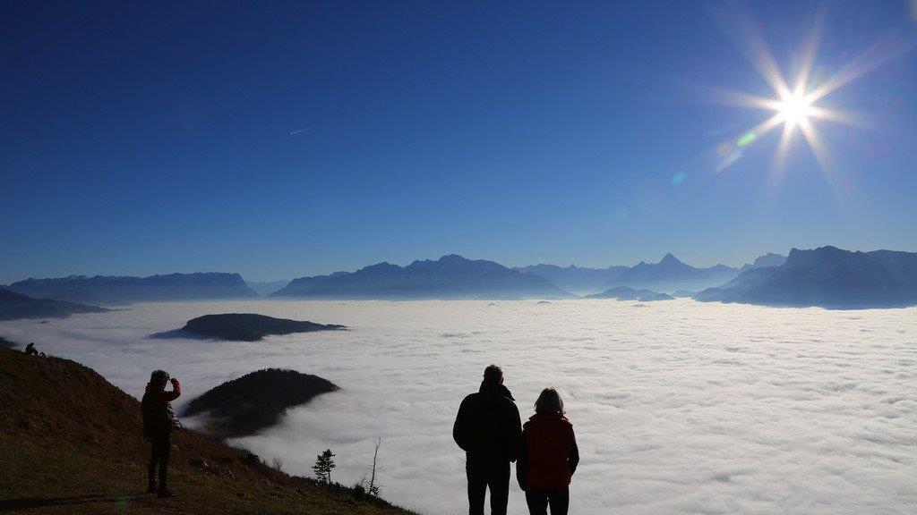 Sonne tanken am Gaisberg