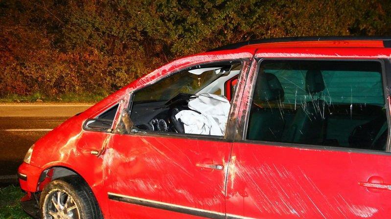 Bilder vom Unfallort auf der L207