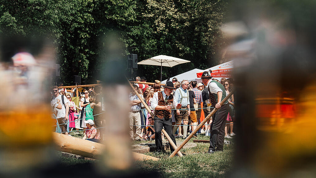 Maibaumaufstellen Aigen 2024