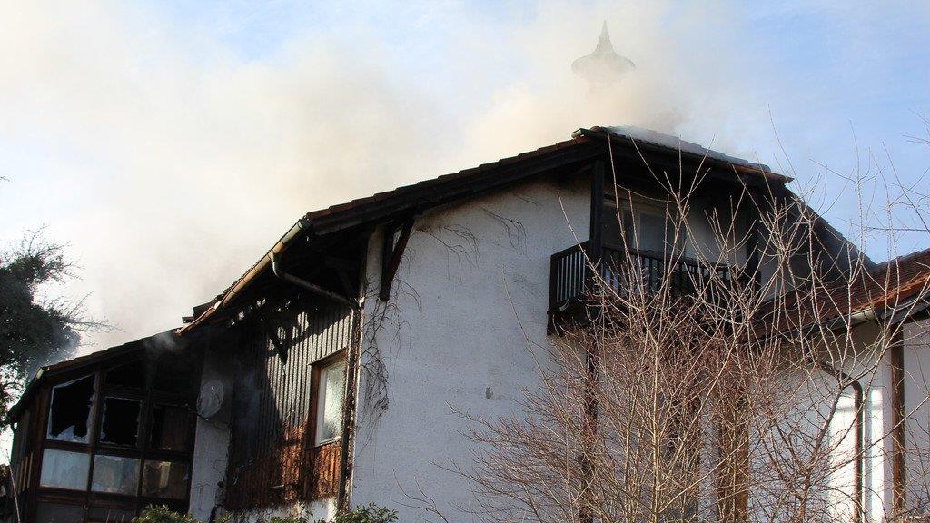 Hausbrand in Schign