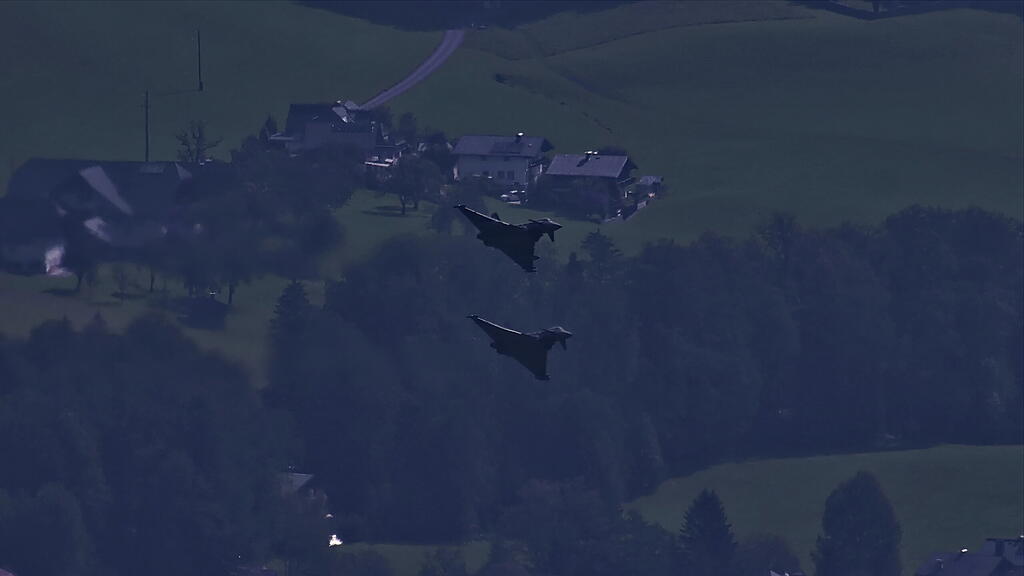 Übungsflüge der Eurofighter