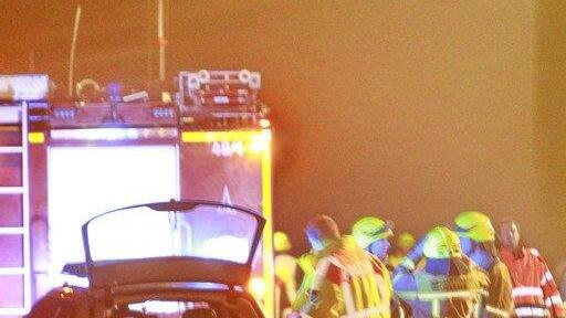 Horrorcrash auf A8 bei Grabenstätt