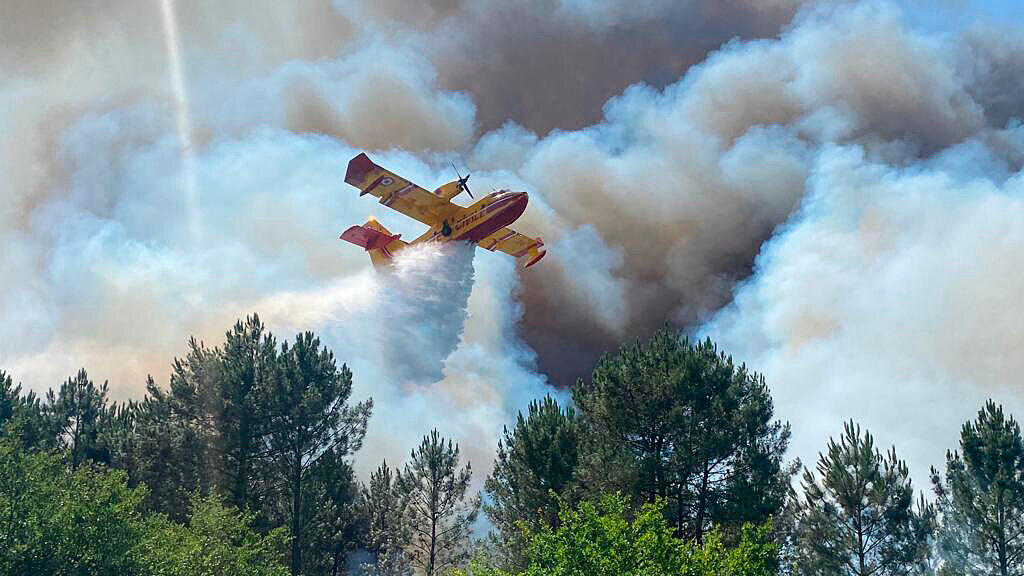 Waldbrand Hitze FRankreich