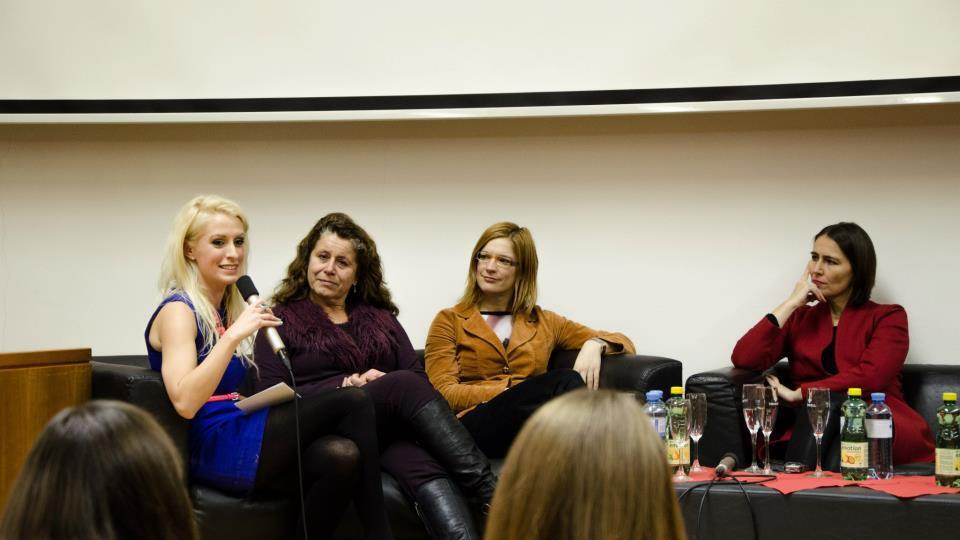 Bilder der Podiumsdiskussion