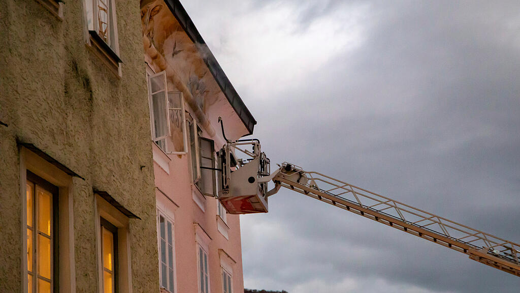 Wohnungsbrand Salzburger Altstadt