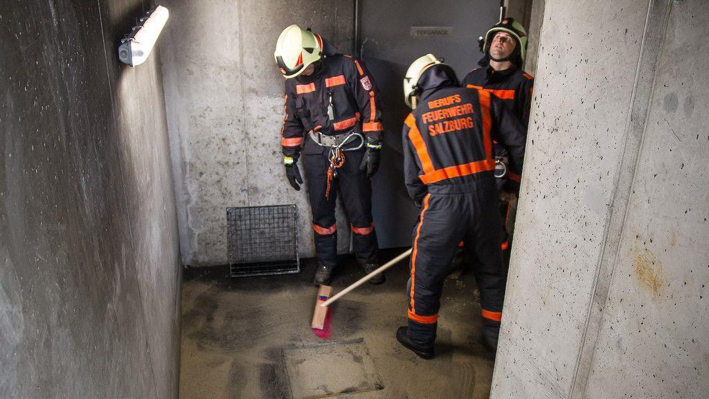 Feuerwehreinsatz in der Strubergasse