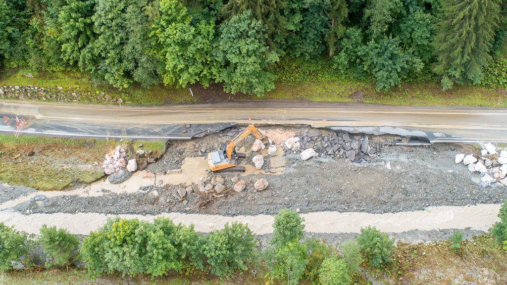 Schwere Unwetter: Aufräumarbeiten im Glemmtal I