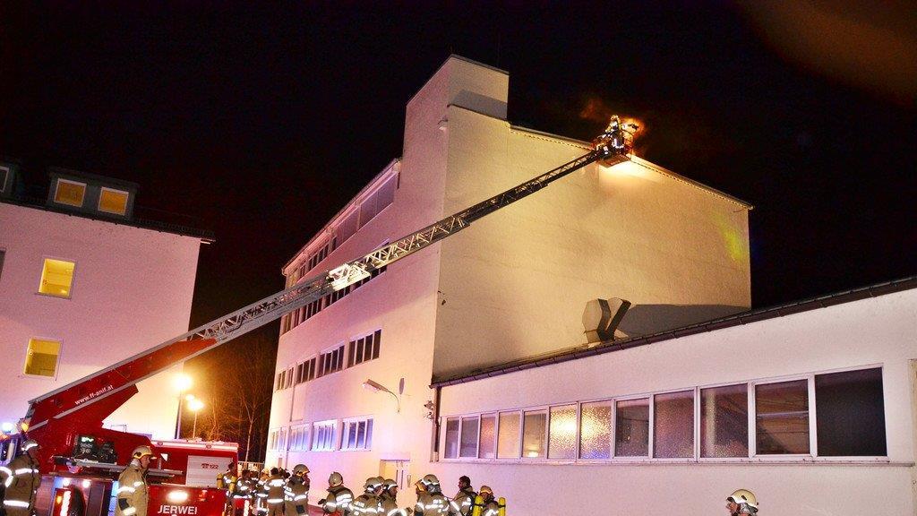 Brand bei Salzburg Schokolade in Grödig, I