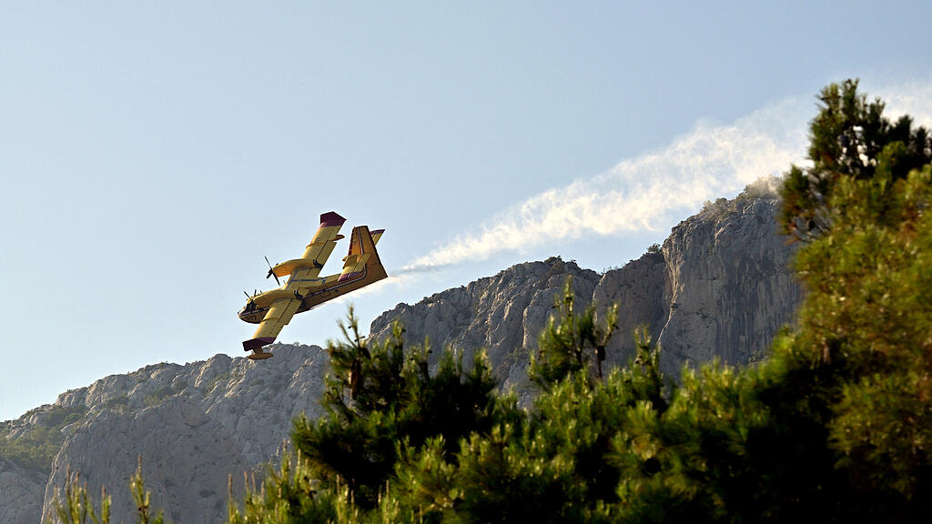 Waldbrand in Krotaien