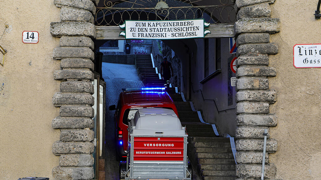 Übung Berufsfeuerwehr Kapuzinerberg