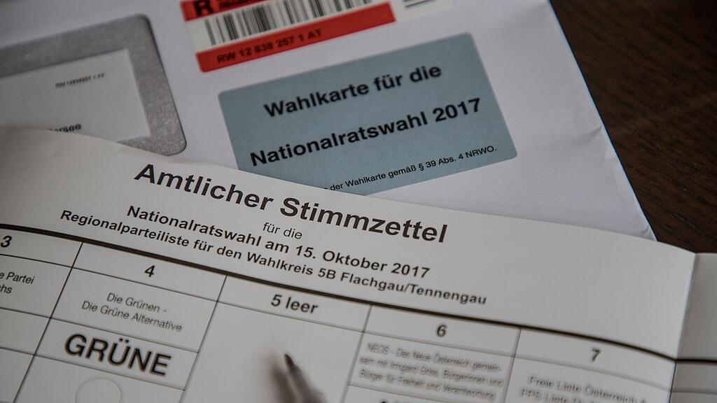 Ausgezählt werden die per Wahlkarte oder Briefwahl in einem fremden Wahlkreis abgegebenen Stimmen am Donnerstag von den Landeswahlbehörden.