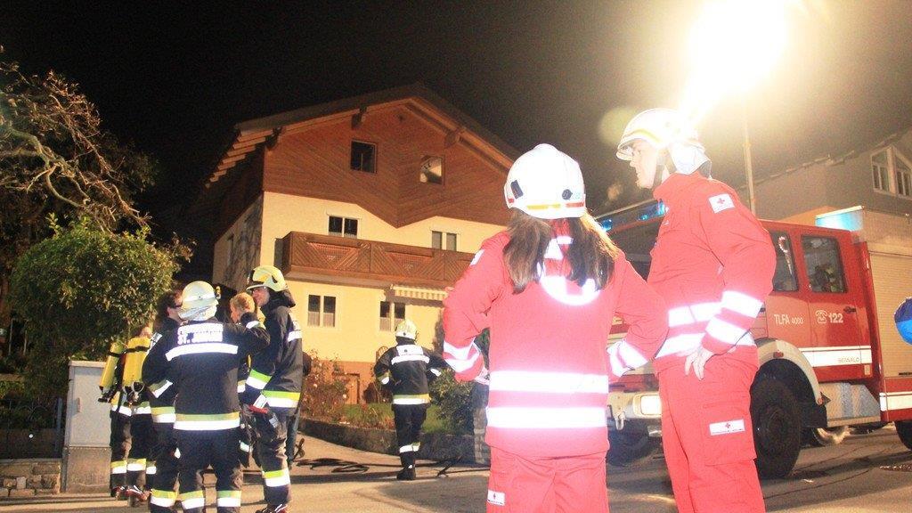 Fernseher in Flammen