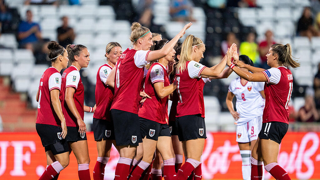 ÖFB-Damen gewinnen gegen Montenegro