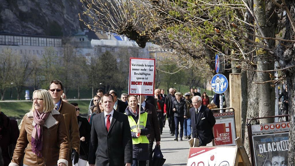 Demo der Bankangestellten I