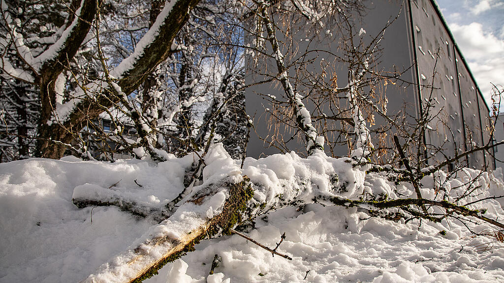 Schnee in Salzburg