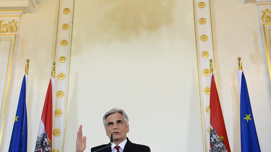 Bundeskanzler Werner Faymann legte am Montag alle Funktionen zurück.