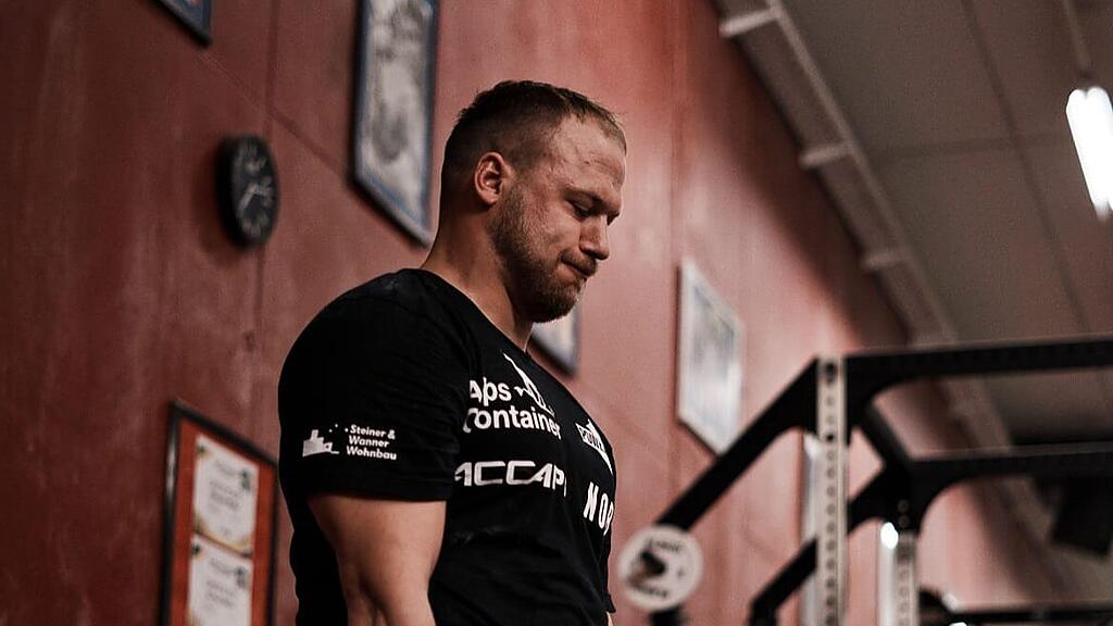 Markus Glück beim Powerlifting