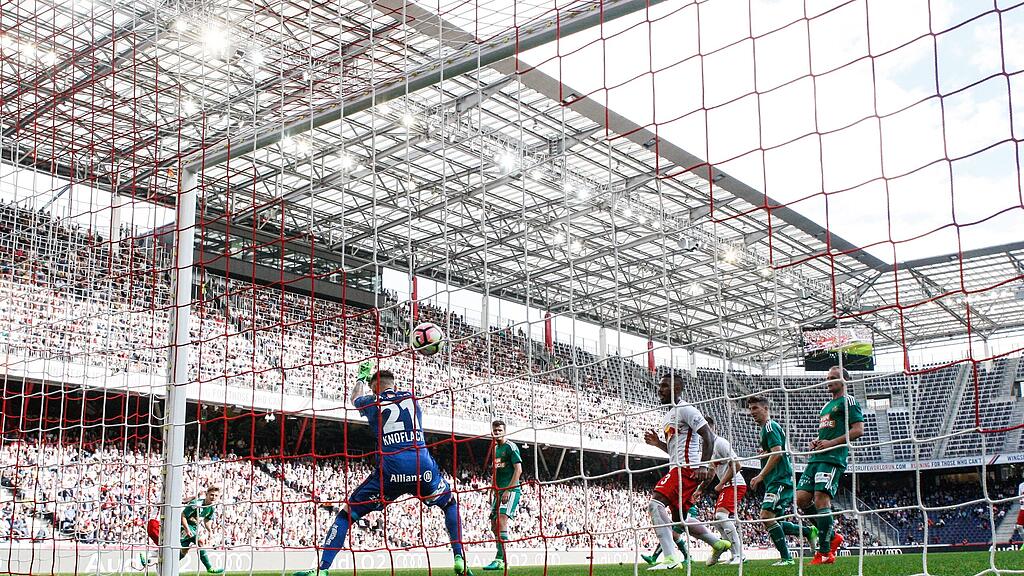 Im letzten Spiel gegen Rapid fixierten die Salzburger den neuerlichen Titelgewinn.