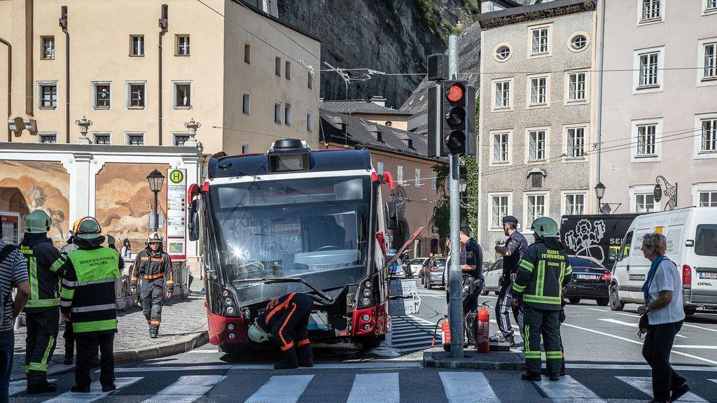 Brand im Obus endet glimpflich