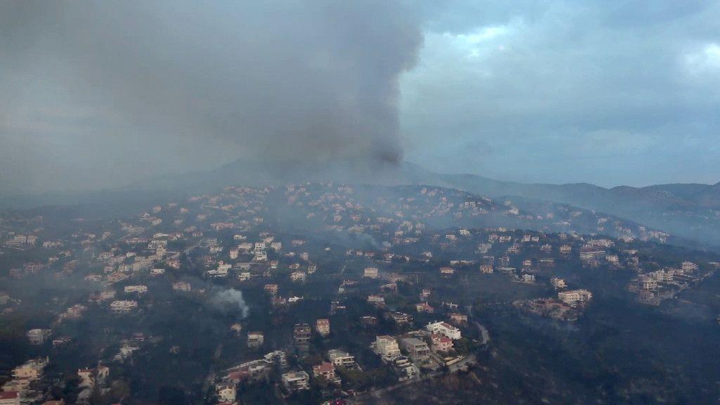 Waldbrand in Athen: Tag 2