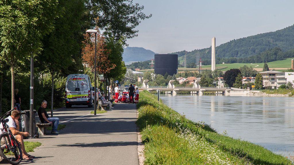 Mann aus Salzach gerettet