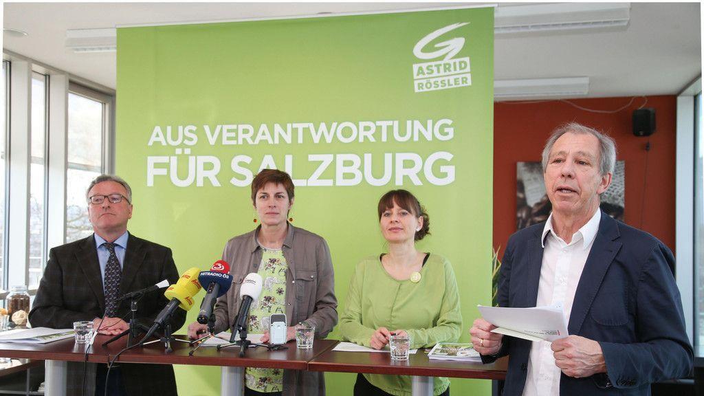 Grüne stellen sich für Salzburg-Wahl auf