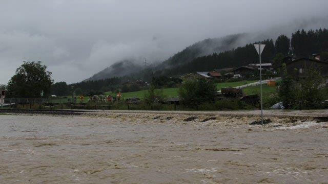 Hochwasser in Bramberg