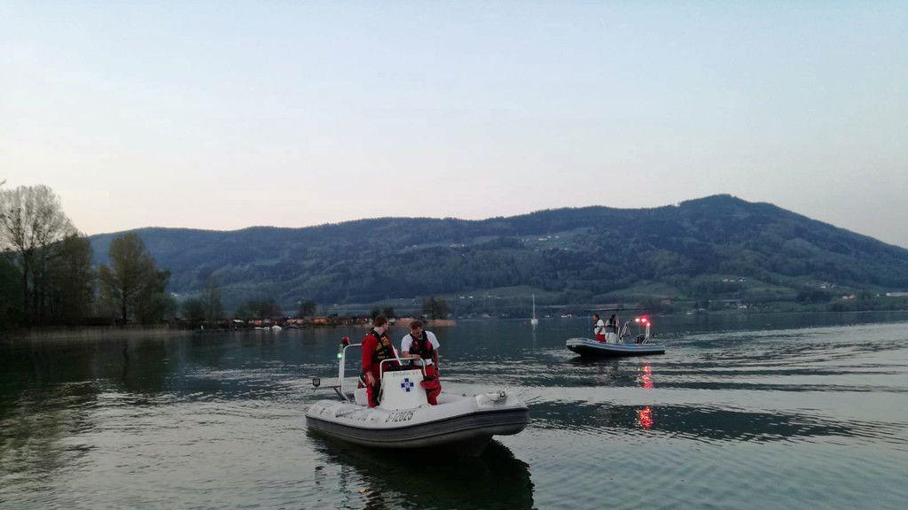 Suchaktion am Mondsee