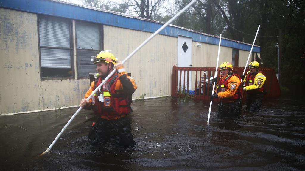 Hurrikan "Florence" trifft auf US-Ostküste
