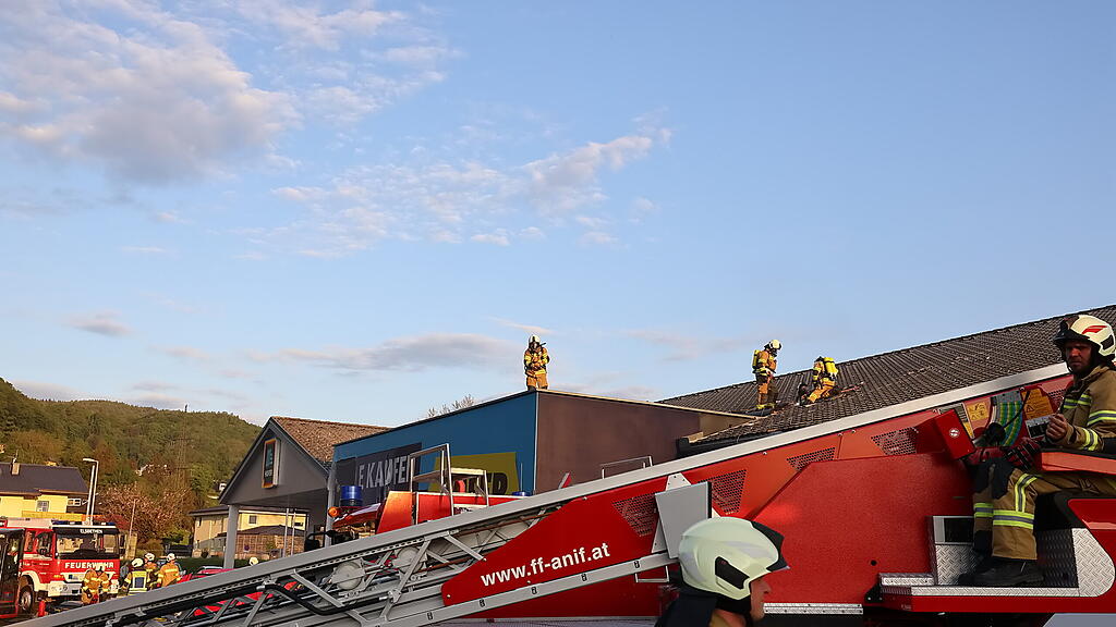Feuerwehr-Übung in Elsbethen