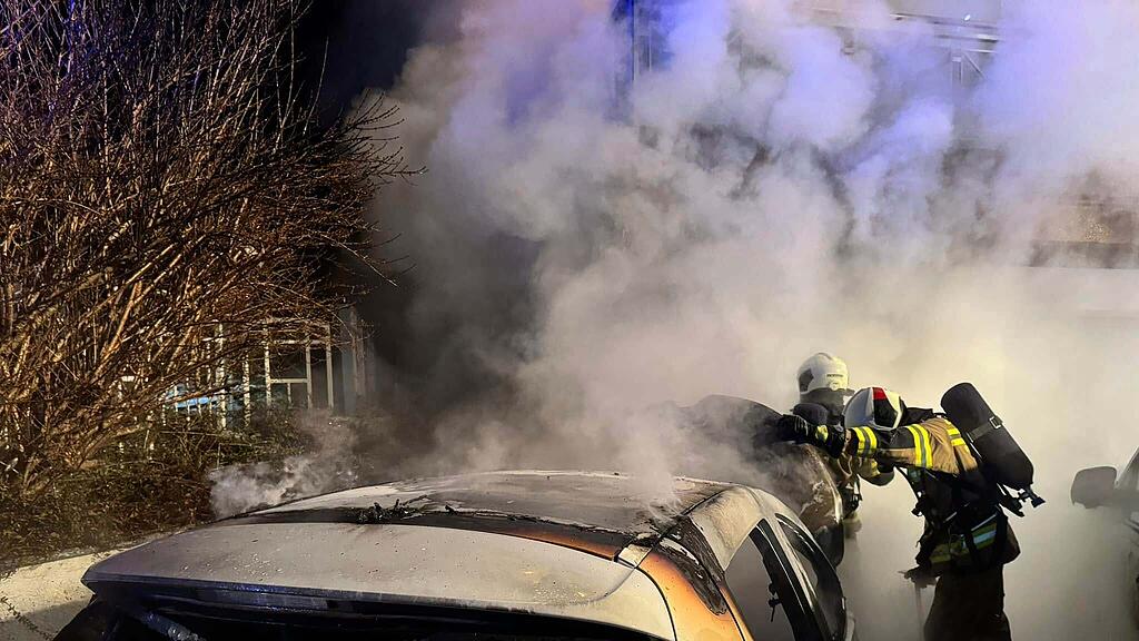 E-Auto in Vollbrand