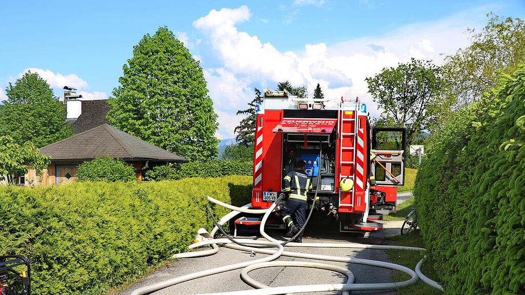 Dachstuhlbrand in St. Lorenz