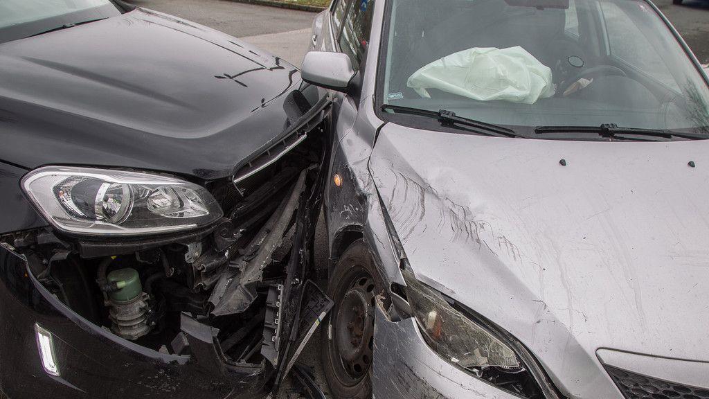 Unfall auf Kreuzung in Stadt Salzburg