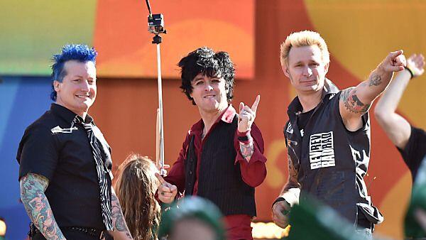 Die Band Green Day beehrt das Nova Rock